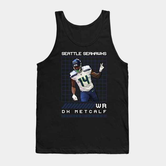 DK METCALF - WR - SEATTLE SEAHAWKS Tank Top by Mudahan Muncul 2022